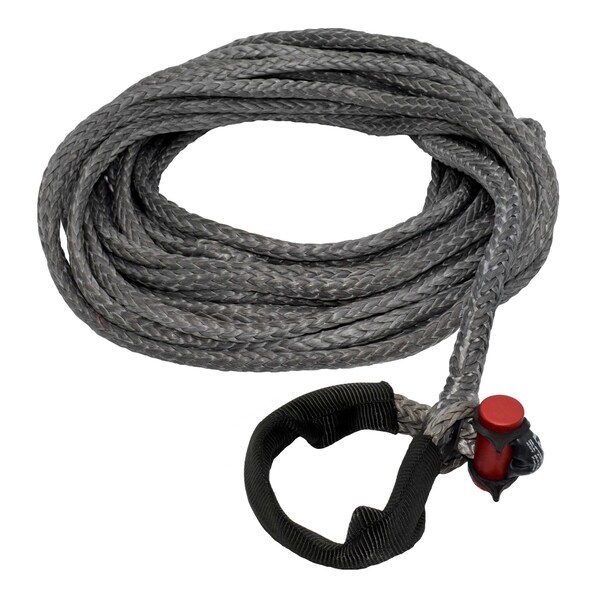 7/16 in. x 50 ft. 7,400 lbs. WLL. LockJaw Synthetic Winch Line Extension w/Integrated Shackle